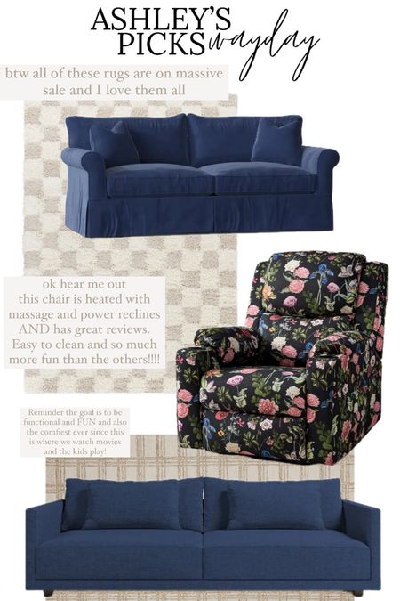 Playroom movie room refresh option from Wayfair! Perfect while these are all on major sale during way days! 

#LTKplussize #LTKhome #LTKsalealert