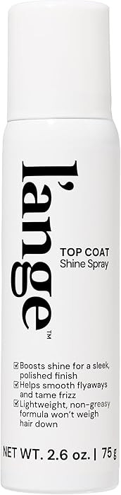 L’ange Top Coat Shine Spray | High-Gloss Finish | Helps Smooth Flyaways | Helps Tame Frizz | Ul... | Amazon (US)