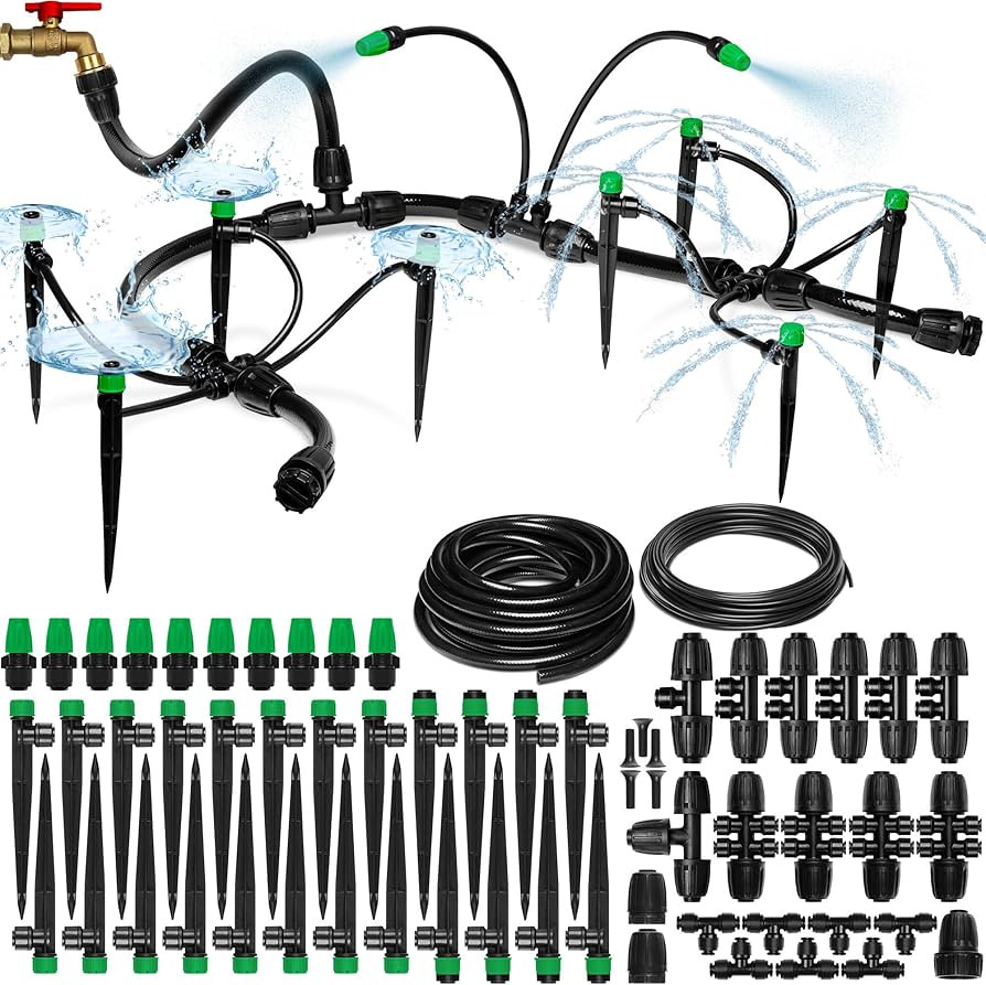 CARPATHEN Drip Irrigation System - Adjustable Quick Connect Irrigation System for Gardens up to 1... | Amazon (US)