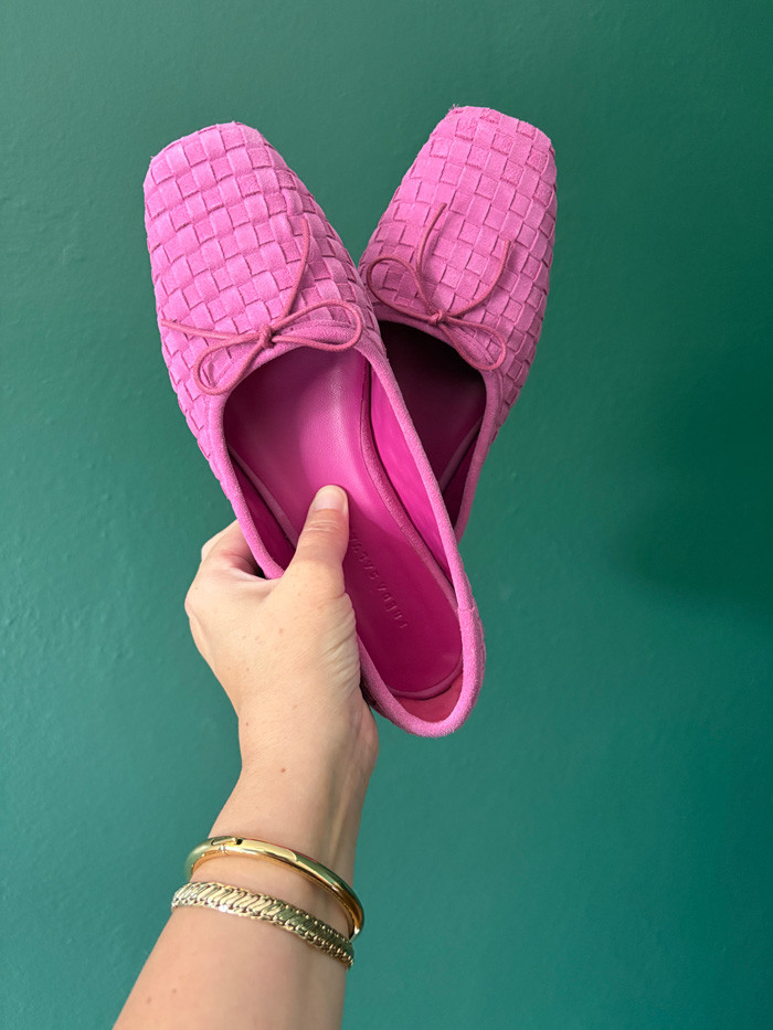 You know it's been a good shopping month when there's a pair of hot pink shoes in the mix. The Freda Salvador "Jada" flats have been making their way around social media recently -- and for good reason. They're both eye-catching and incredibly comfortable (thanks to a cushioned insole). 

 #LTKootd #LTKSeasonal #LTKSaleAlert