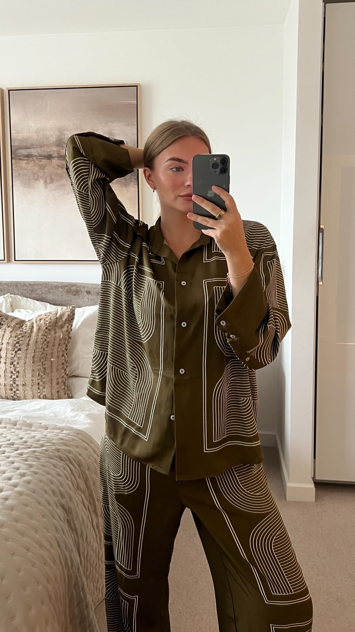H&M olive green set / I wear medium x 