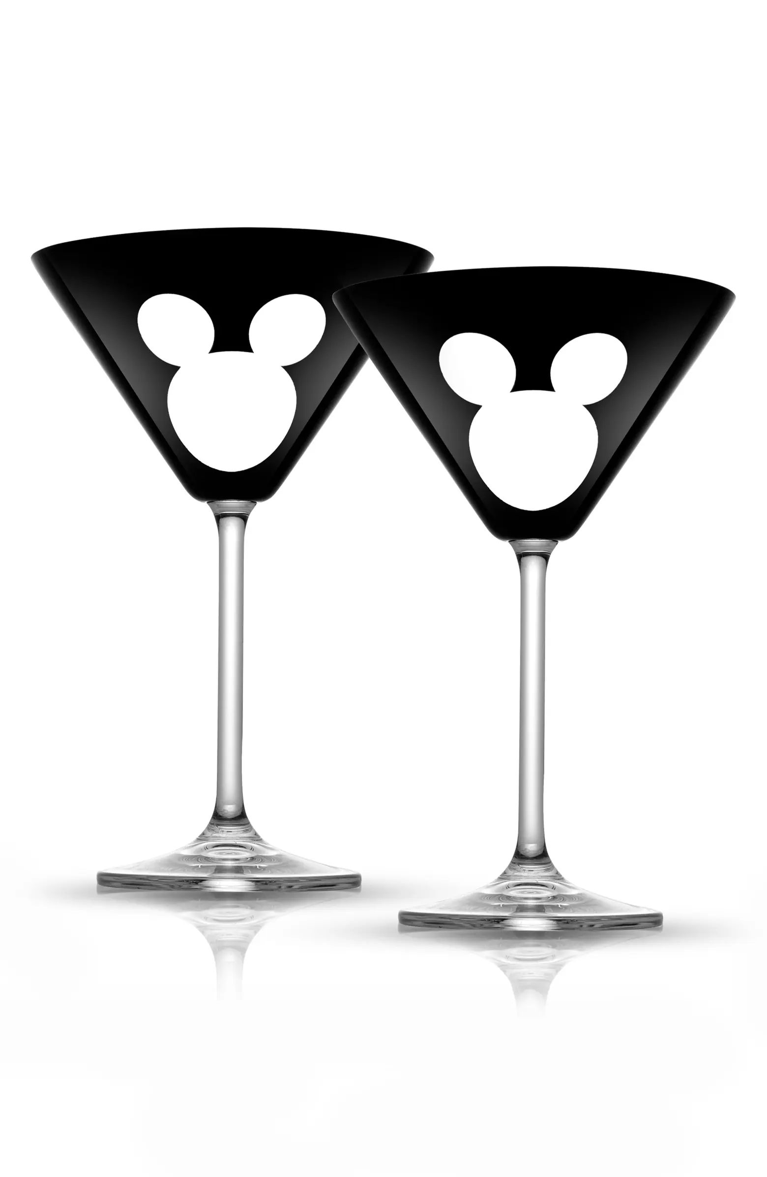 Disney Luxury Mickey Mouse Crystal Glasses - Set of 2 | Nordstrom Rack