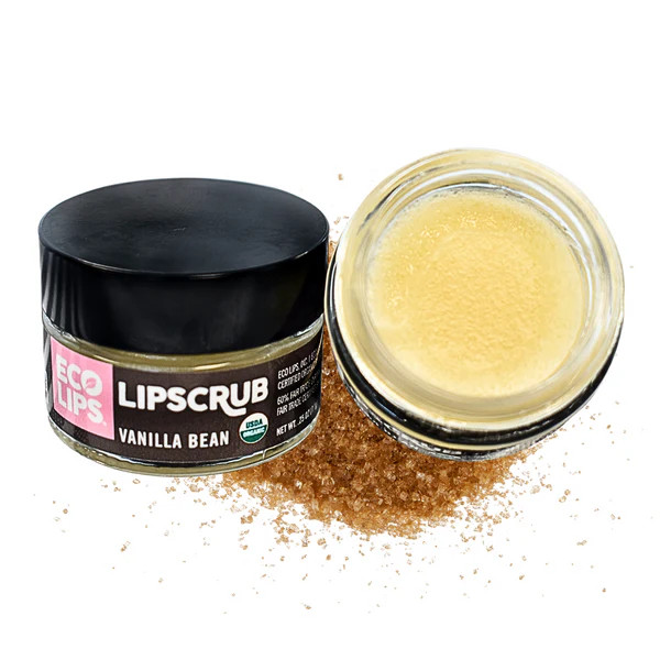 Organic Sugar Lip Scrub, Vanilla Bean 0.50 oz. | Eco Lips