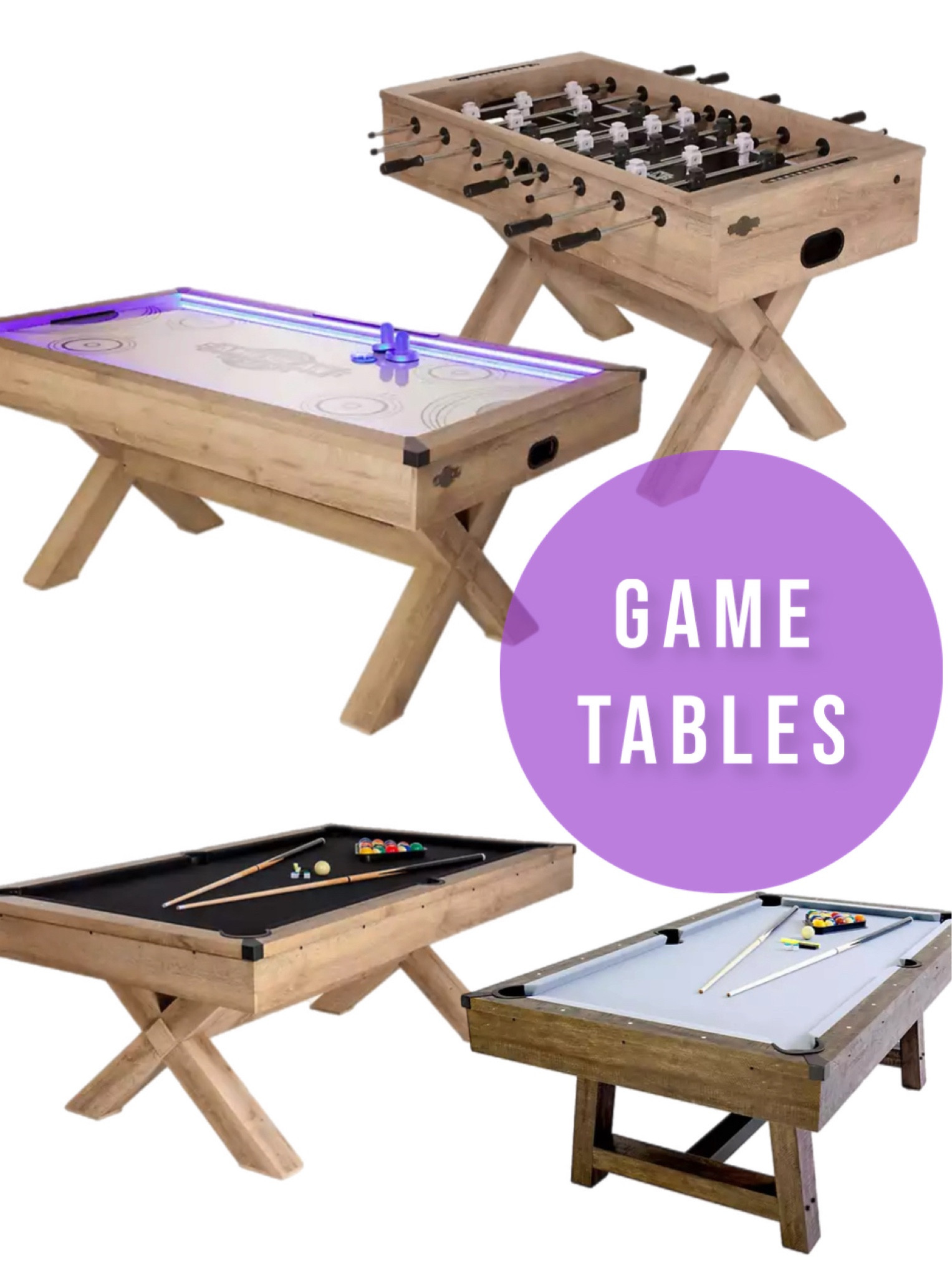 Game Tables on sale for Christmas 