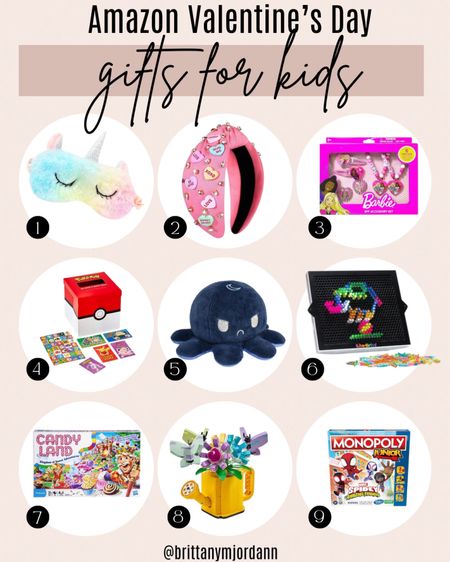 Amazon Valentine’s Day gifts for kids

Gift guide. Gifts for girls. Gifts for boys. Plushies. Toys. Games. Valentines cards. Heart headband. Legos. Barbie.

#LTKGiftGuide #LTKfamily #LTKkids