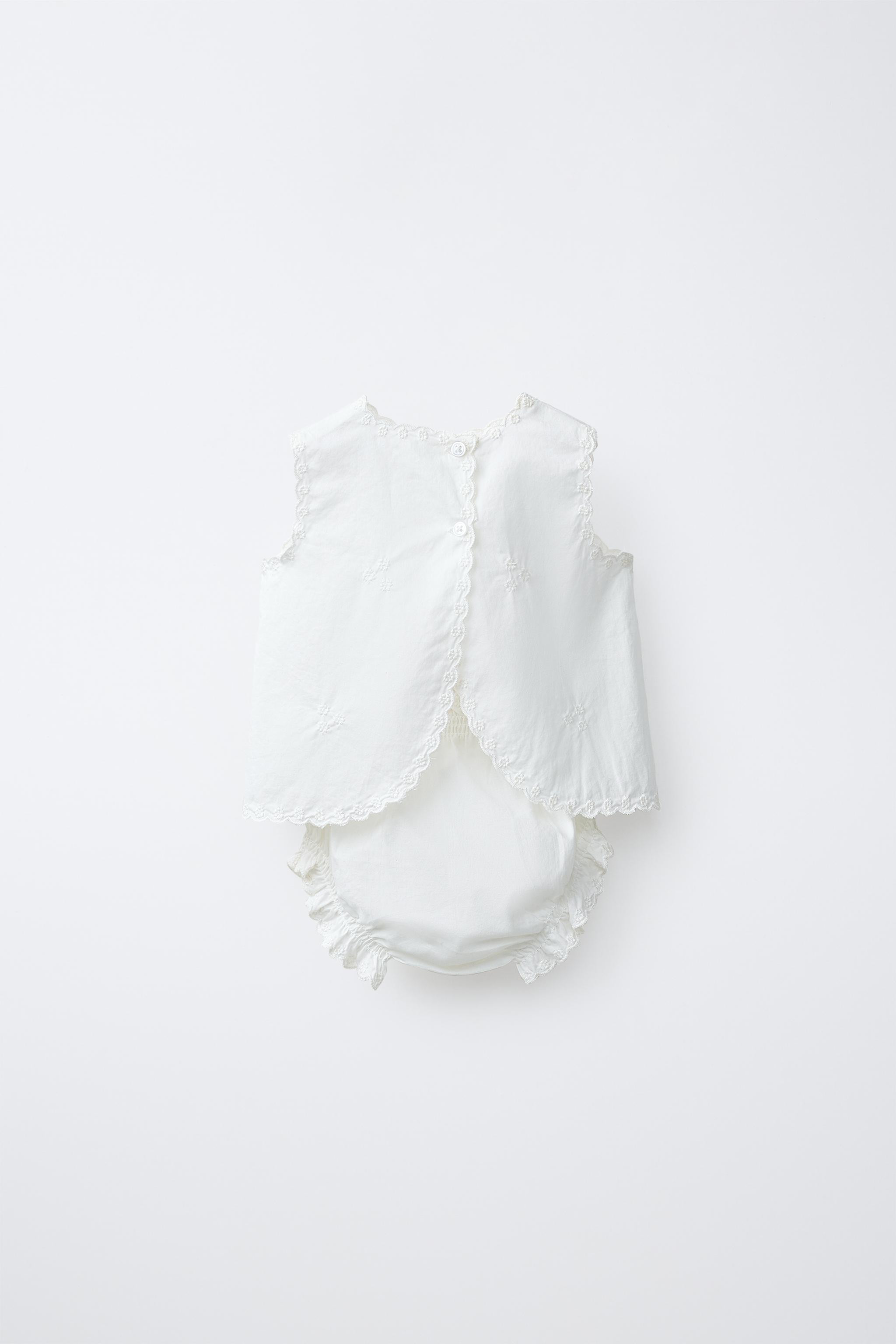 EMBROIDERED SHIRT AND BOTTOMS SET | Zara US