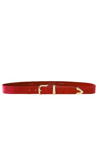 Gold Tip Belt in Cardinal | Revolve Clothing (Global)