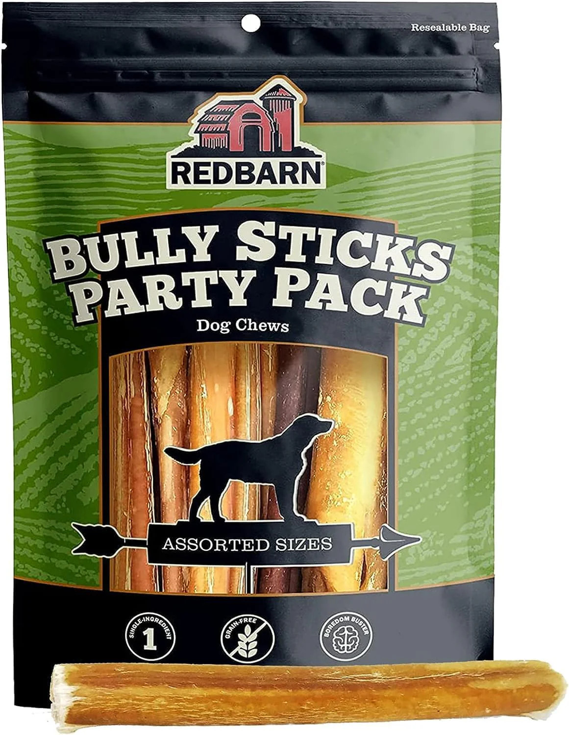Bully Sticks Party Pack 12oz Bag - (5"-8") | Redbarn Pet Products
