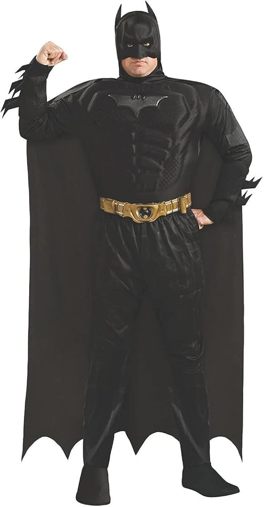 Batman Deluxe Muscle Chest Costume Adult Plus | Amazon (US)