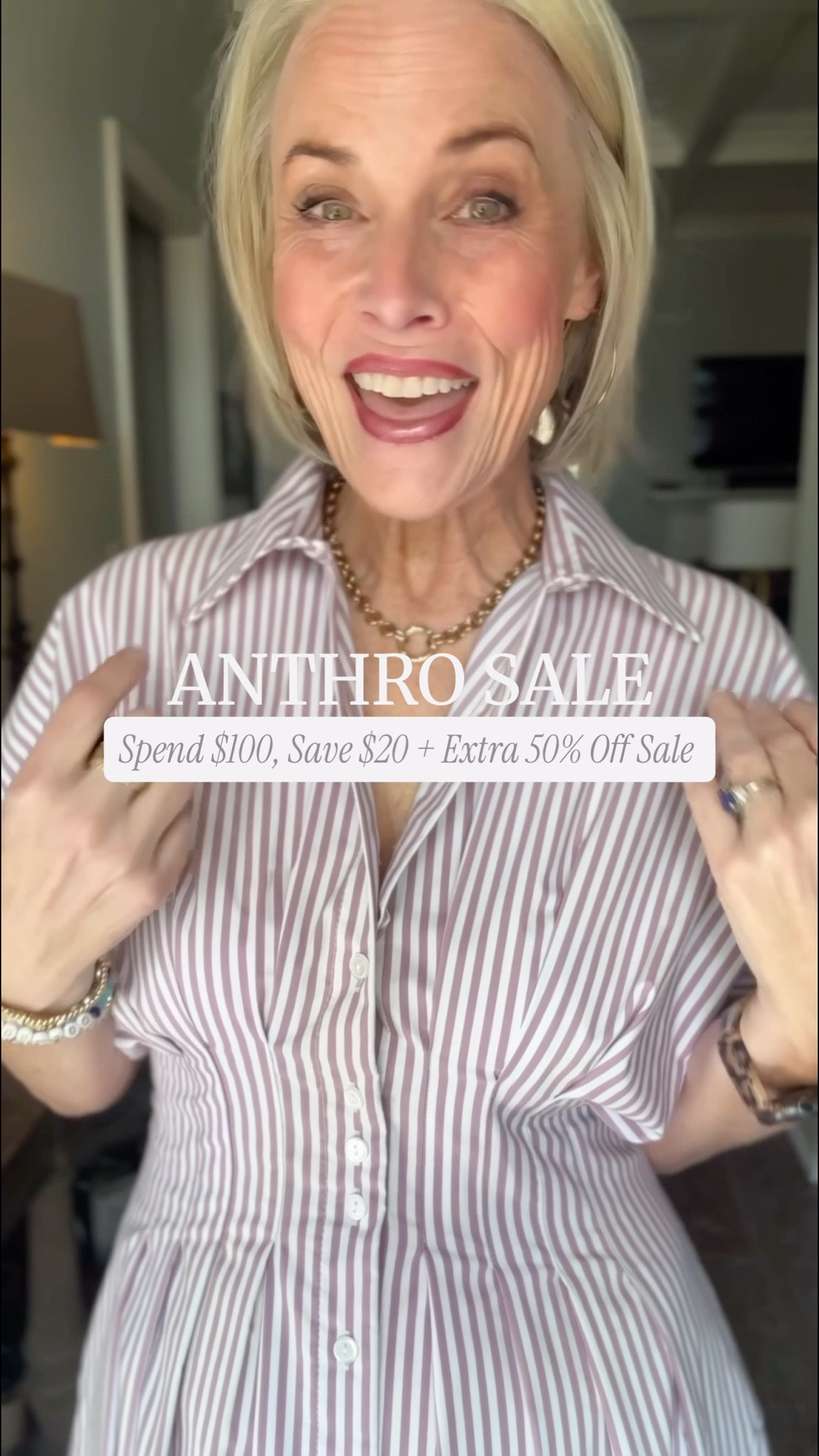 BIG ANTHRO SALE! 

Use code ANTHRO20 for $20 off purchases of $100+ on regularly priced merchandise + you can get an additional 50% off of already marked down sale with a rewards membership! 

#LTKOver40 #LTKFindsUnder100 #LTKSaleAlert