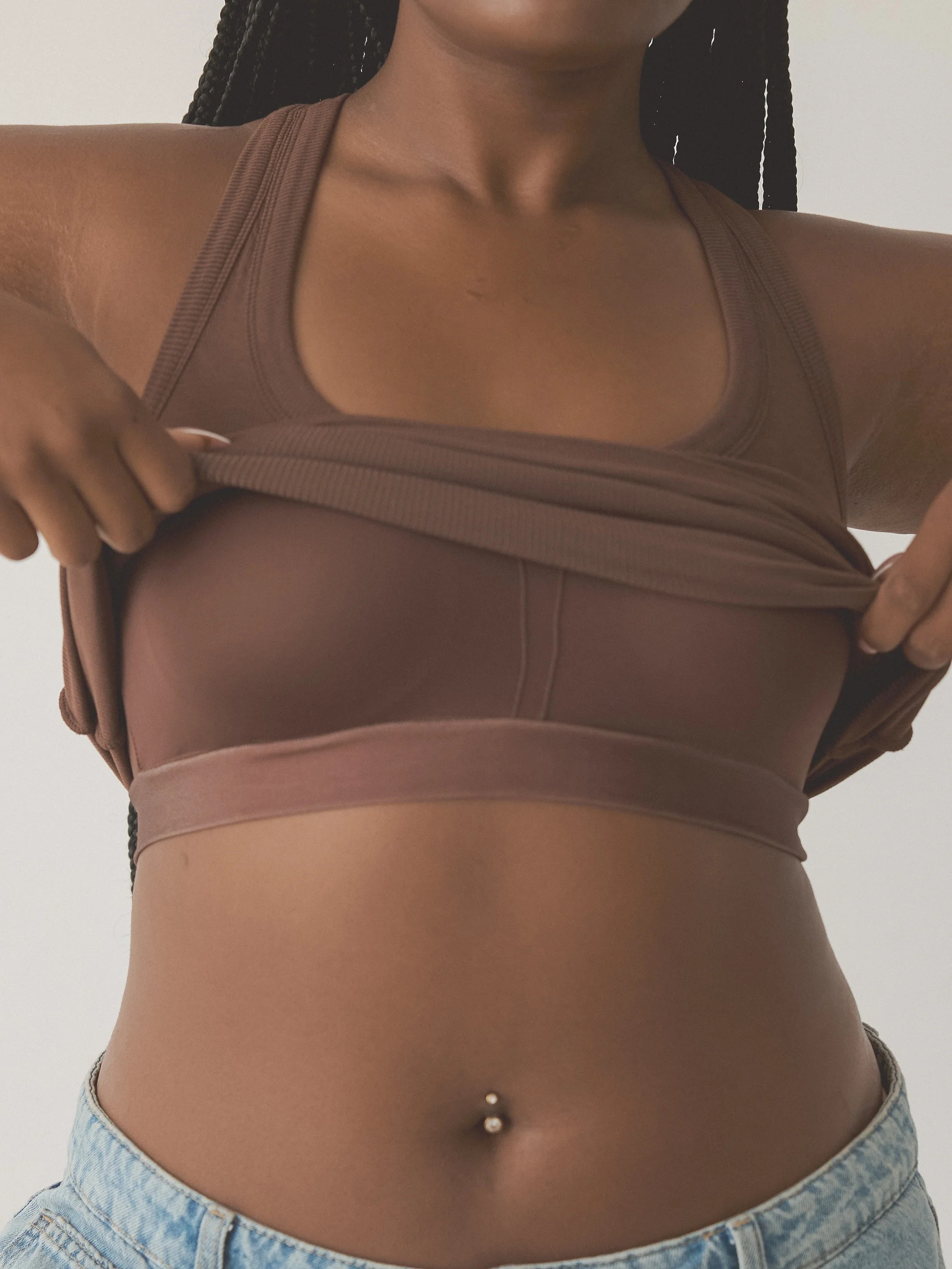 Ribbed Scoop Racerback Brami | Klassy