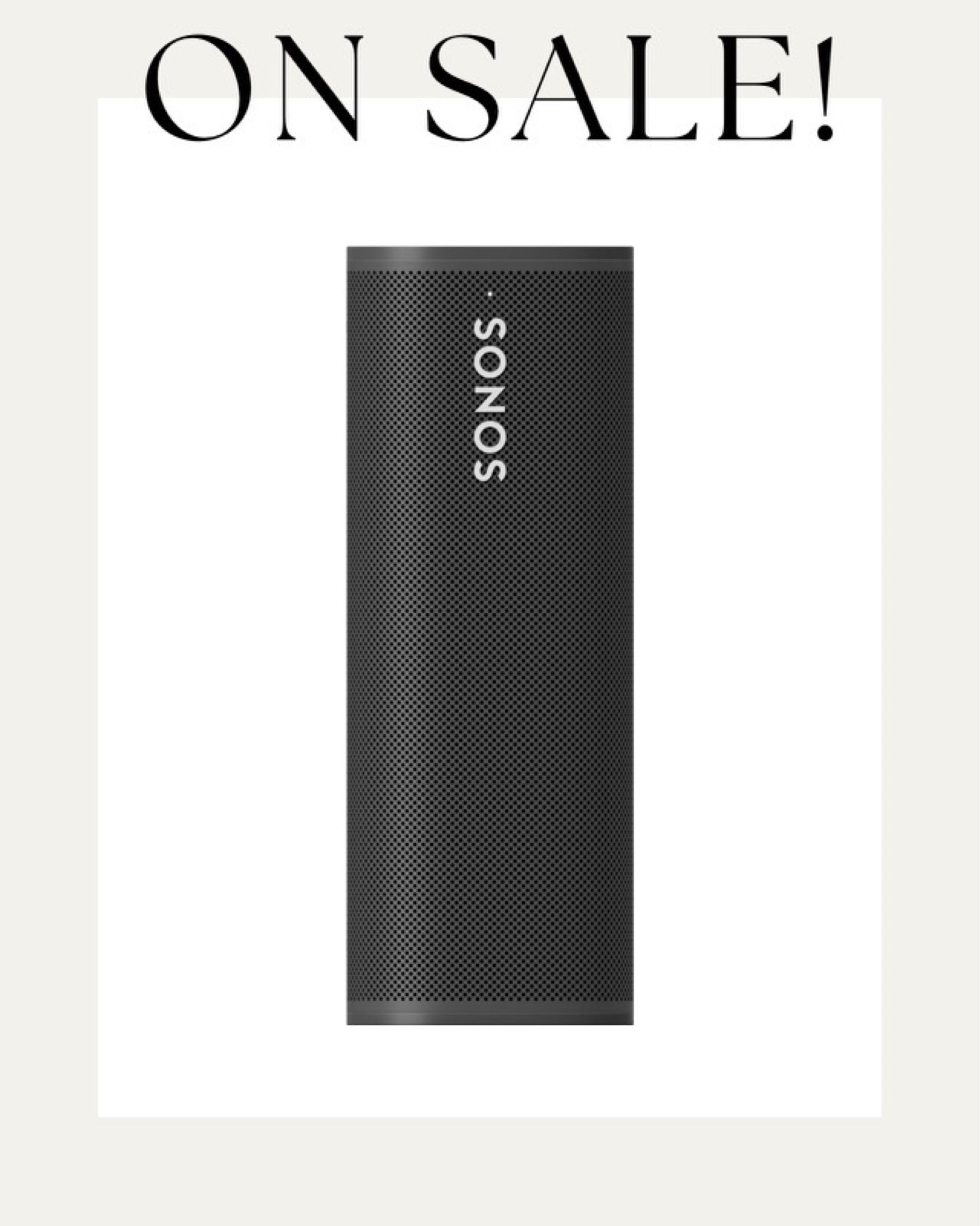 Sonia speaker on sale! This rarely happens! Great gift for Father’s Day #fathersday #giftsforhim 

#LTKGiftGuide #LTKmens #LTKsalealert
