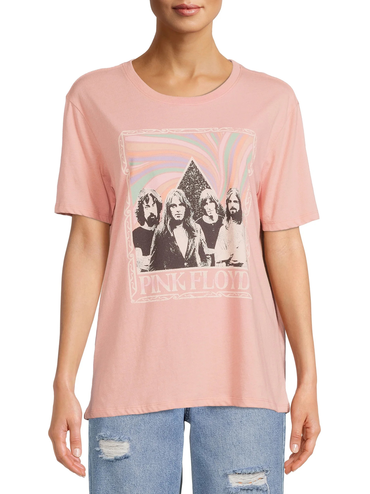 Time And Tru Women's Graphic Tee with Short Sleeves | Walmart (US)