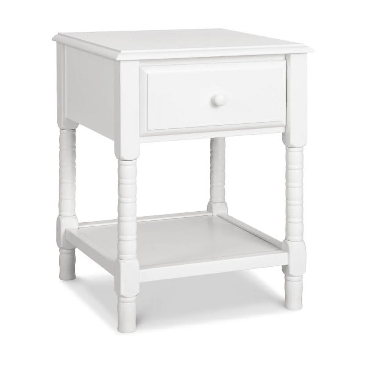 DaVinci Jenny Lind Engineered Wood Spindle Kids Nightstand in White | Walmart (US)