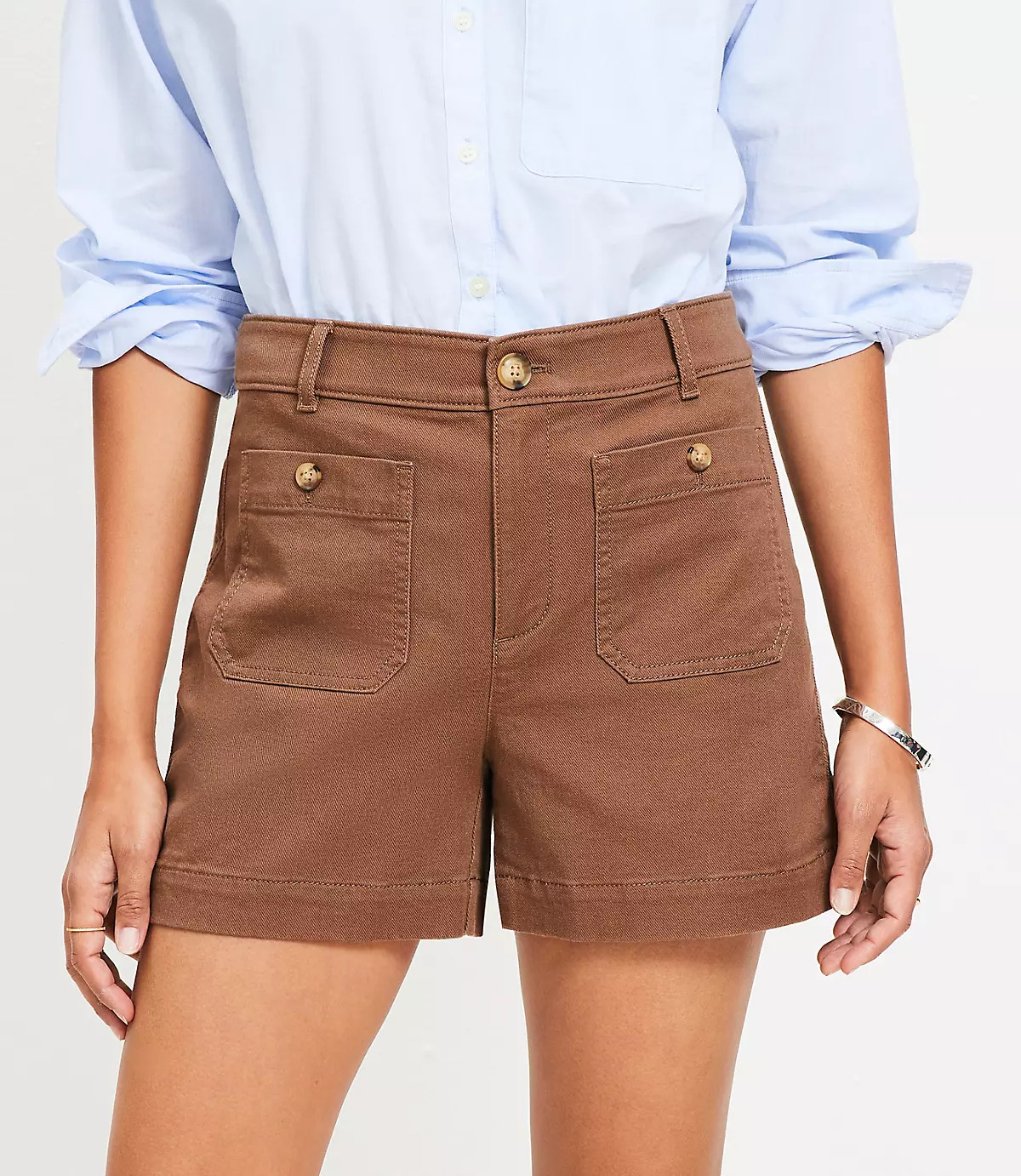 Palmer Shorts in Twill | LOFT