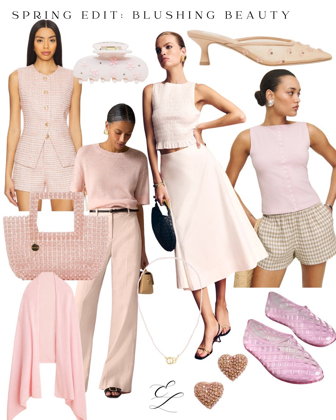 Welcome to the Spring Edit, where I am sharing my favorite finds and looks for spring! Today’s edit is focused on a pink color palette. Check out these adorable pieces for the blushing beauty! 

#LTKSeasonal #LTKFindsUnder100 #LTKStyleTip