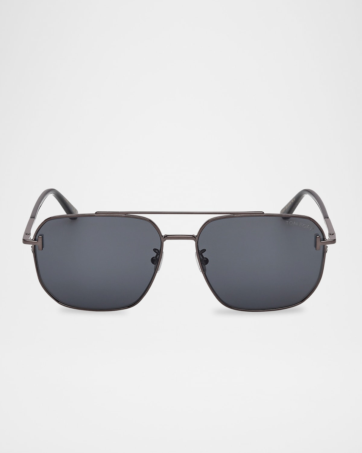 Men's FT1249-KM Metal Square Sunglasses | Neiman Marcus