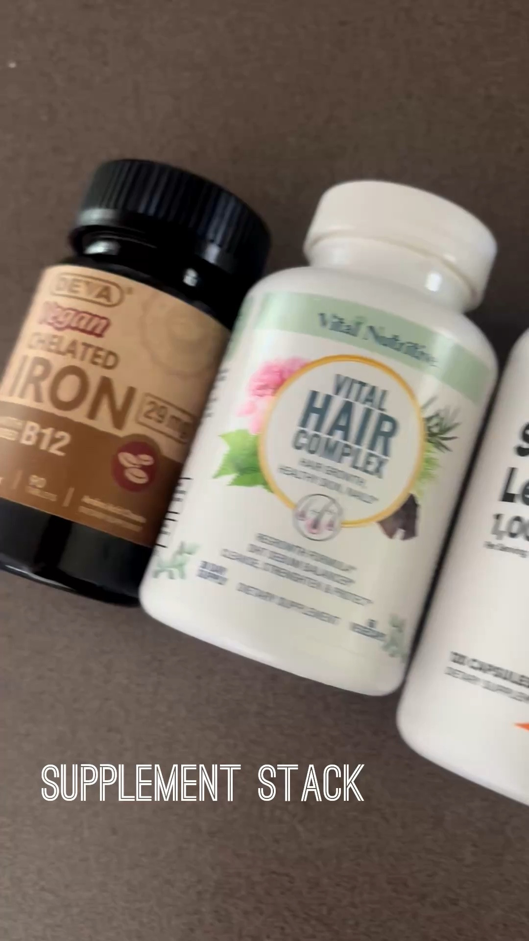 My current supplement stack and WHY I take these vitamins:

COLLAGEN- keeps skin firm and beautiful
MULTI- fills my nutritional gaps
IRON + B12- if you don't eat meat, this is great for energy
MORINGA- reduce inflammation and helps keep my blood sugar balanced
SPEARMINT LEFT- balances my hormones and eliminated my hormonal acne (A MUST HAVE for me)
HAIR COMPLX- I take this if I skip my mutivitamin to keep my hair healthy (anything hair vitamin works for this, I couldn't find the link for this one but it's on Amazon)

Shop all these great supplements below... 

 #LTKdayinmylife #LTKfitnessgoals #LTKselfcare