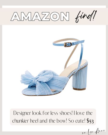 Loving these chunky heels from Amazon! #founditonamazon 

Lee Anne Benjamin 🤍

#LTKunder100 #LTKshoecrush #LTKstyletip
