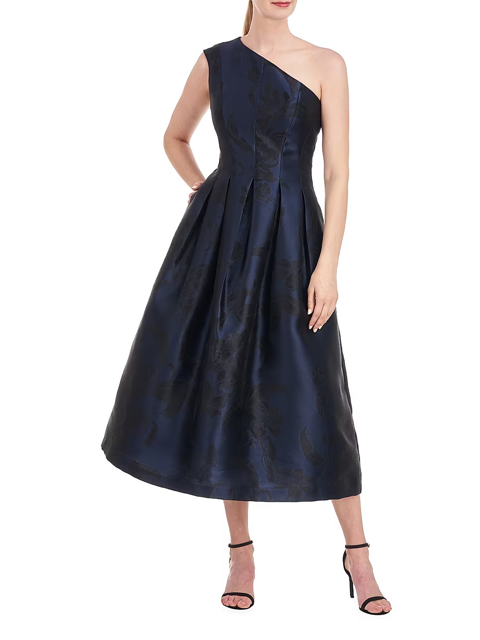 Carlan Floral Jacquard Midi-Dress | Saks Fifth Avenue