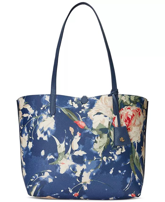 Lauren Ralph Lauren Large Reversible Tote Bag - Macy's | Macy's