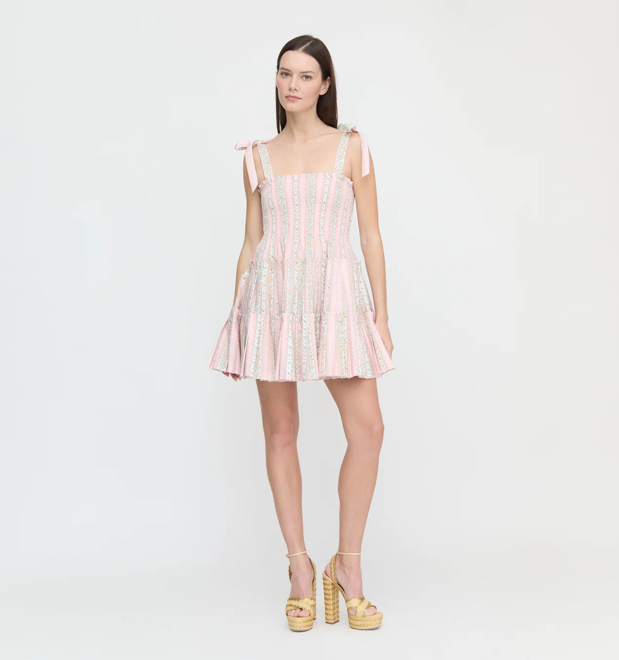 The Ribbon Charlotte Nap Dress - Pink Pimlico Floral | Hill House Home US