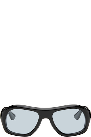 Port Tanger - Black Gray Sunglasses | SSENSE