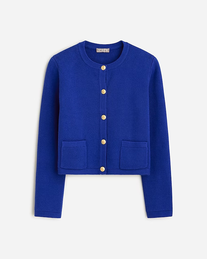 Emilie patch-pocket sweater lady jacket | J. Crew US