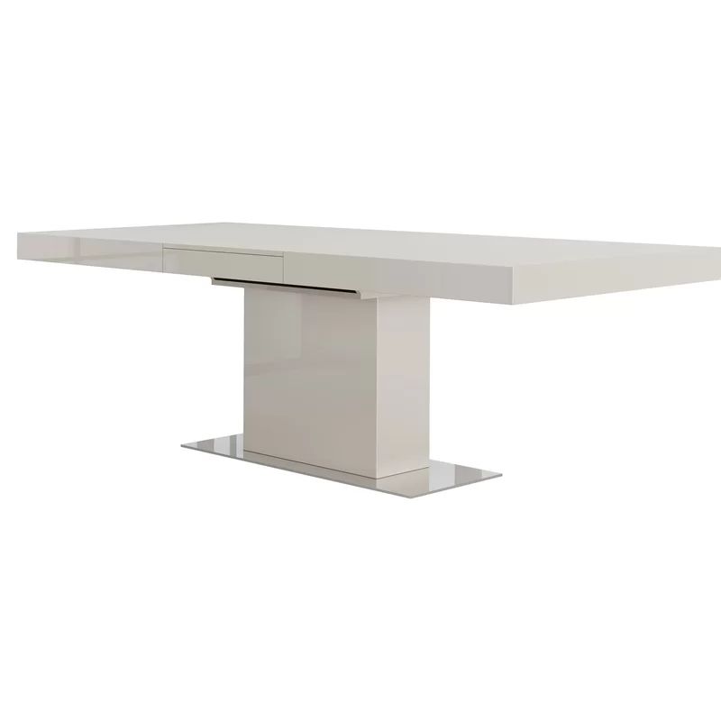 Shipststour Extendable Pedestal Dining Table | Wayfair North America