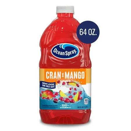 Ocean Spray® Cran-Mango™ Cranberry Mango Juice Drink, 64 fl oz Bottle | Walmart (US)