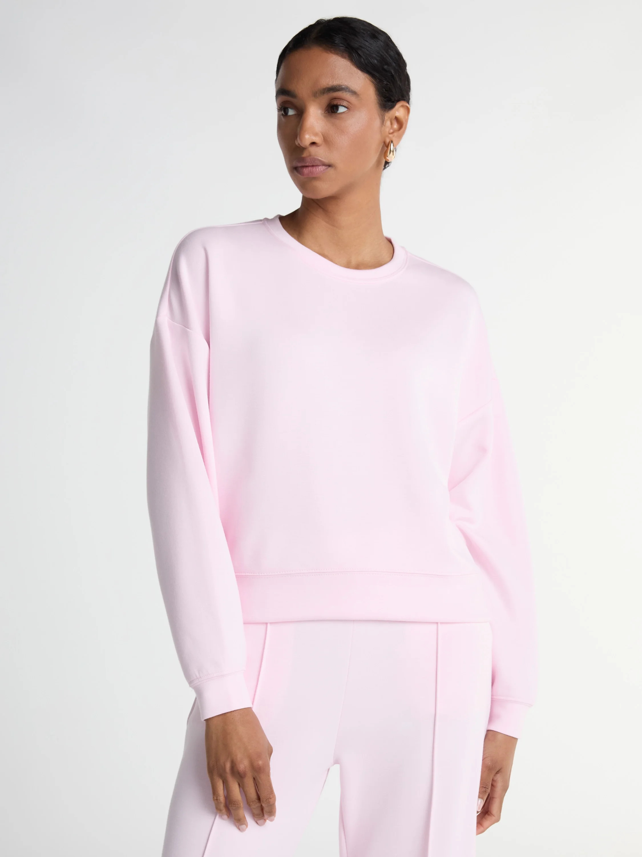 Scoop Women’s and Women’s Plus Ultimate ScubaKnit Crewneck Sweatshirt, Sizes XS-4X | Walmart (US)