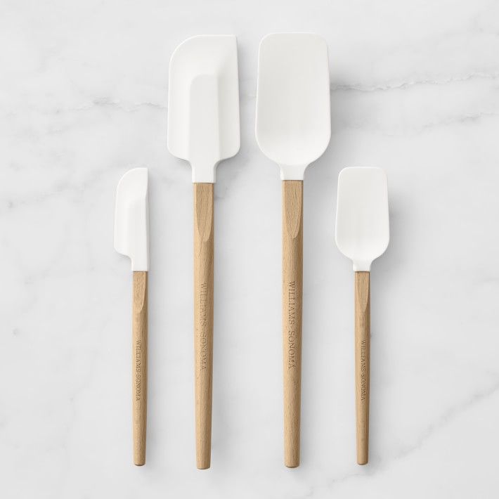 Williams Sonoma Classic Ultimate Silicone Spatula Set, White | Williams-Sonoma