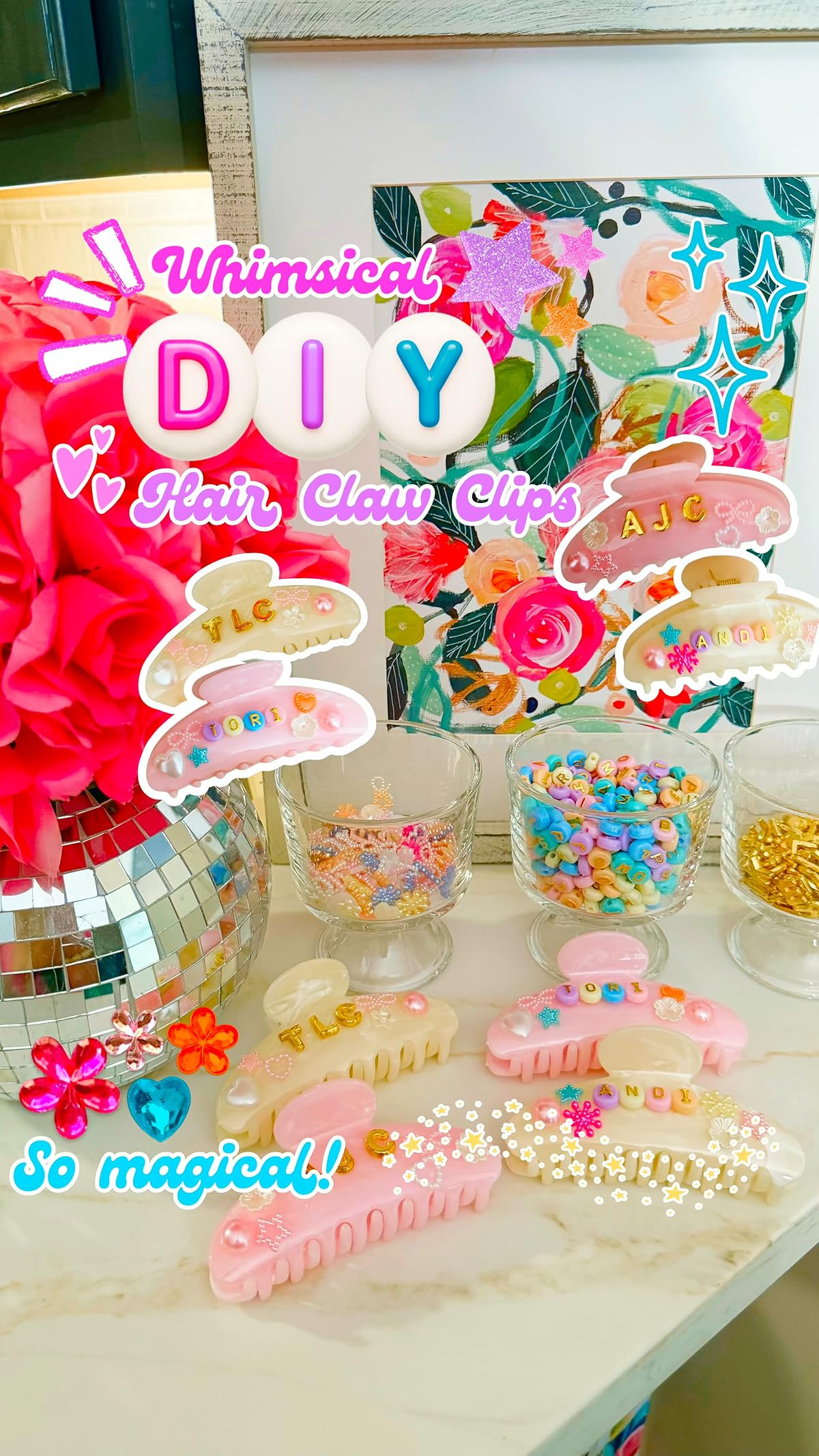 The perfect girls night craft! DIY claw clips! \u2728\ud83e\udd8b | Amazon (US)