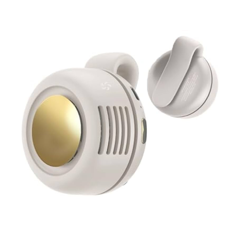 Portable Clip-On Fan, Mini USB Rechargeable 360° Rotatable Fan, 3-Speed Silent Mini Bladeless Fa... | Amazon (US)