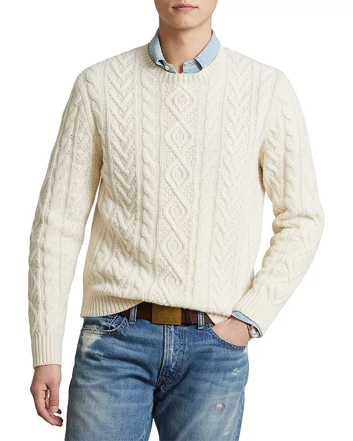 Polo Ralph Lauren The Iconic Fisherman’s Sweater Men - Bloomingdale's | Bloomingdale's (US)