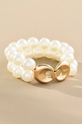 Double Pearl Beaded Bracelet | Anthropologie (US)