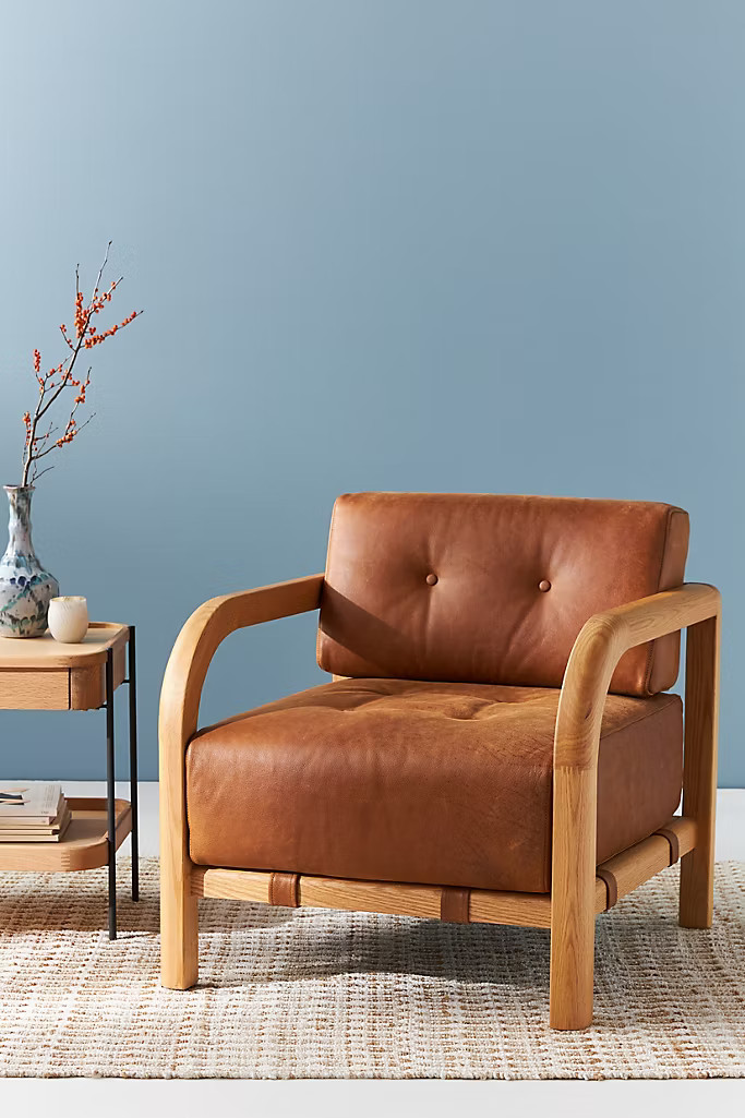 Kieran Leather Armchair | Anthropologie (US)