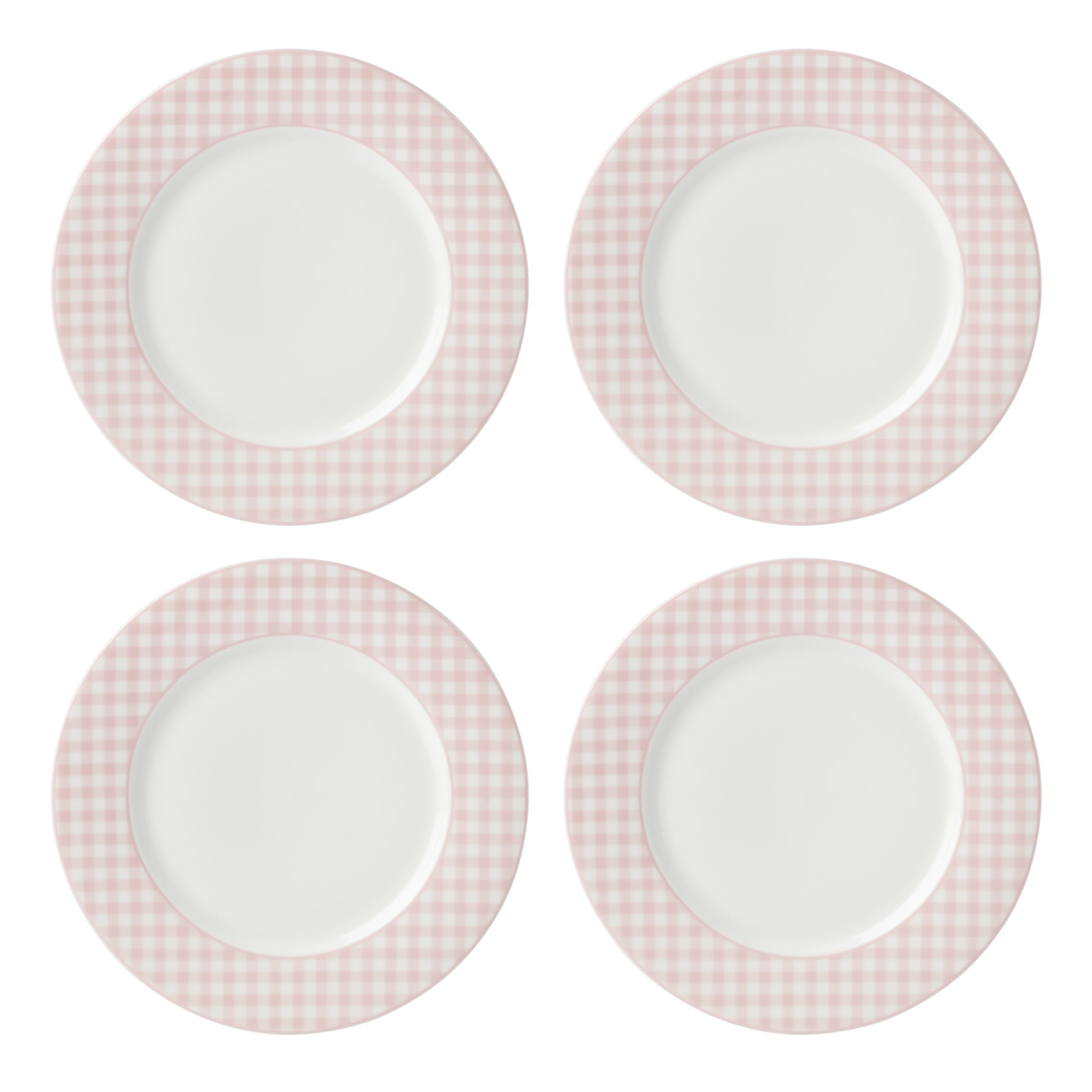 Lenox 897166 Gingham Dinner Plates, Set of 4, Pink, Valentine's Day | Amazon (US)