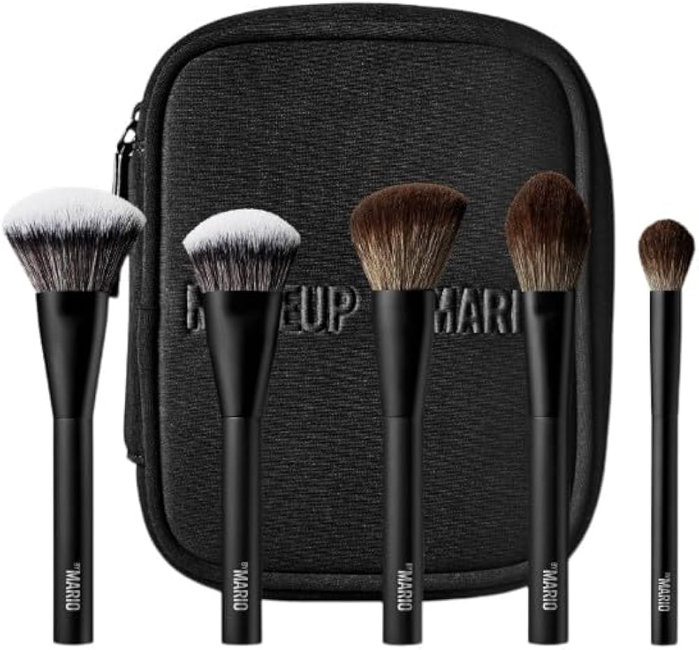 MAKEUP BY MARIO Mario’s Essential 5-Piece Travel Face Brush Set with Case. LIMITED EDITION | Amazon (US)