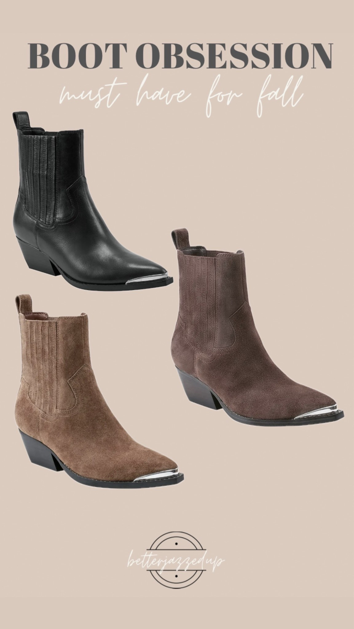 These Marc Fisher boots are giving luxe for less ✨ A little Western edge, a lot of fall chic 🍂 Perfect with denim, dresses, or leggings—seriously a must-have closet staple. Even better? They’re ON SALE right now 🙌

I just bought the dark brown and sized up 1/2 (what I normally do in boots).

#MarcFisher #FallBoots #WesternBoots #MidsizeStyle #Over40Style #AffordableLuxe #BootObsessed #FallFashionFinds #ChicAndEdgy #LTKFall #LTKShoeCrush #LTKSaleAlert #OutfitInspo #EverydayStyle


#LTKSaleAlert #LTKShoeCrush #LTKFindsUnder100