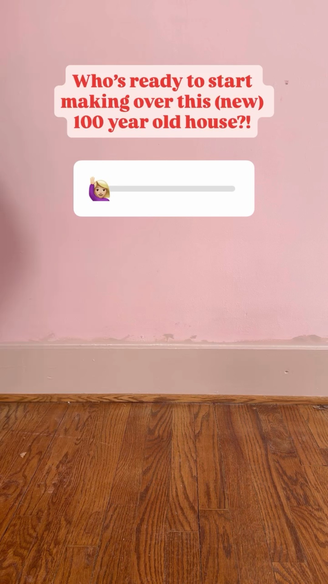 Who’s ready to start making over this (new) 100 year old house?!