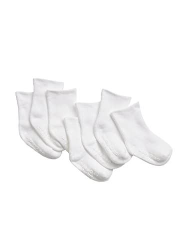 GAP unisex baby Organic Cotton First Favourite Socks, White 7 Pack, 0-3 Months US | Amazon (US)