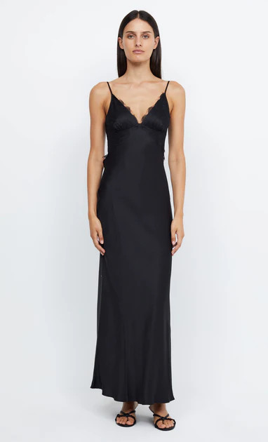 EMERY LACE MAXI DRESS - BLACK/BLACK | Bec & Bridge (Global)