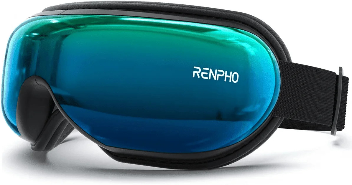 RENPHO Eye Massager with Heat & Vibration – 5 Massage Modes, Bluetooth Music, Adjustable Headba... | Walmart (US)