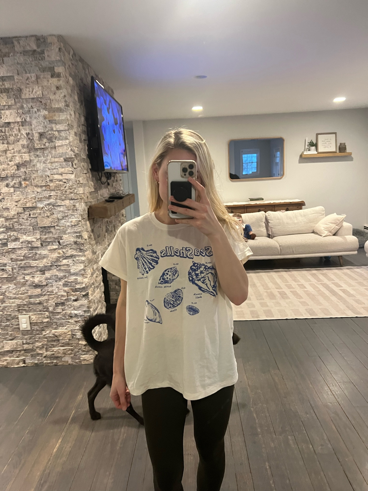 Oversized shell t shirt 

#LTKFamily #LTKStyleTip #LTKBaby