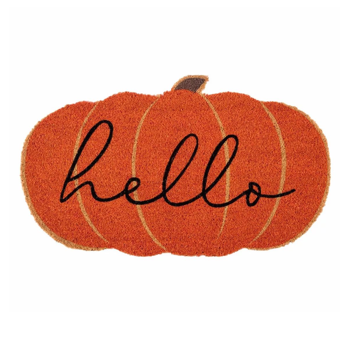 Shiraleah "Hello" Pumpkin Fall Doormat | Target