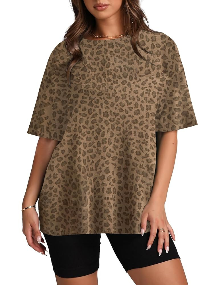 Camo Shirt for Women Mens Maple Leaf Print Camouflage T Shirt Summer Short Sleeve Oversized Camo ... | Amazon (US)