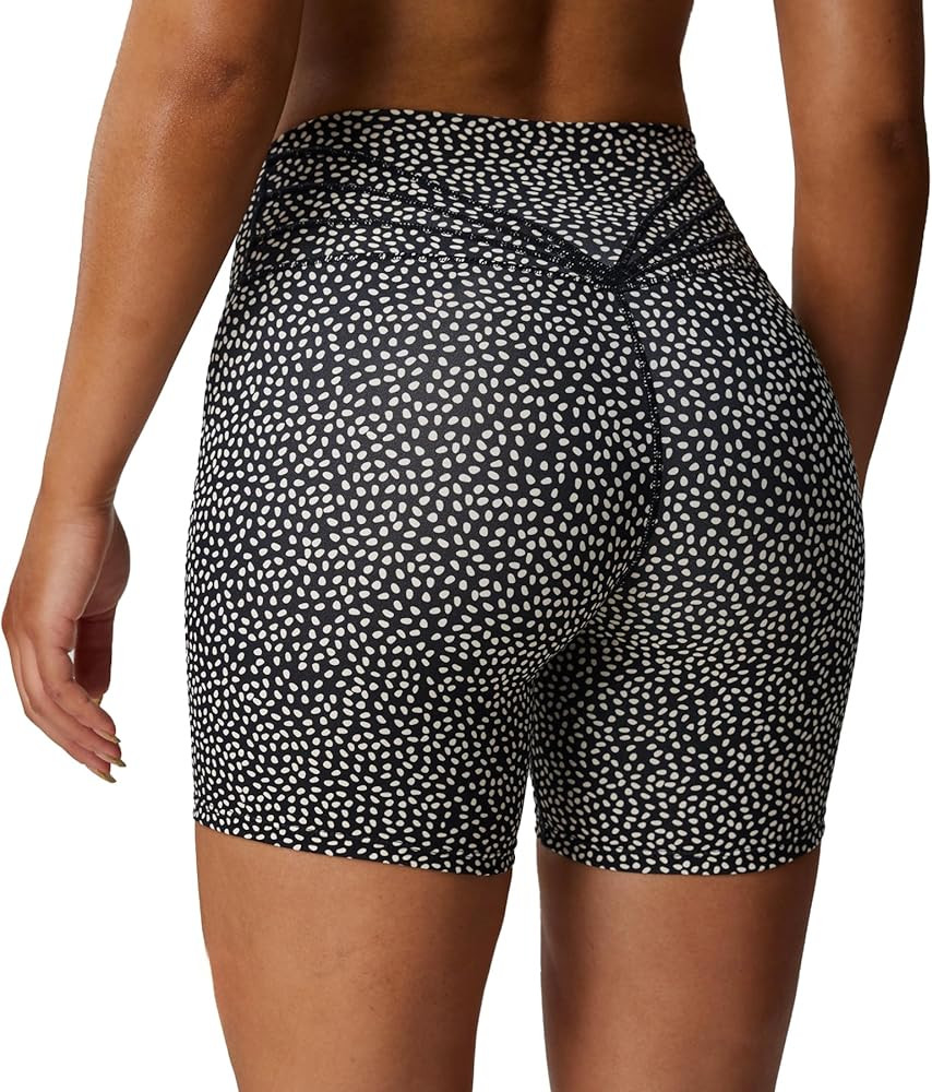 Aoxjox Trinity Workout Biker Shorts for Women Tummy Control High Waisted Exercise Athletic Gym Ru... | Amazon (US)