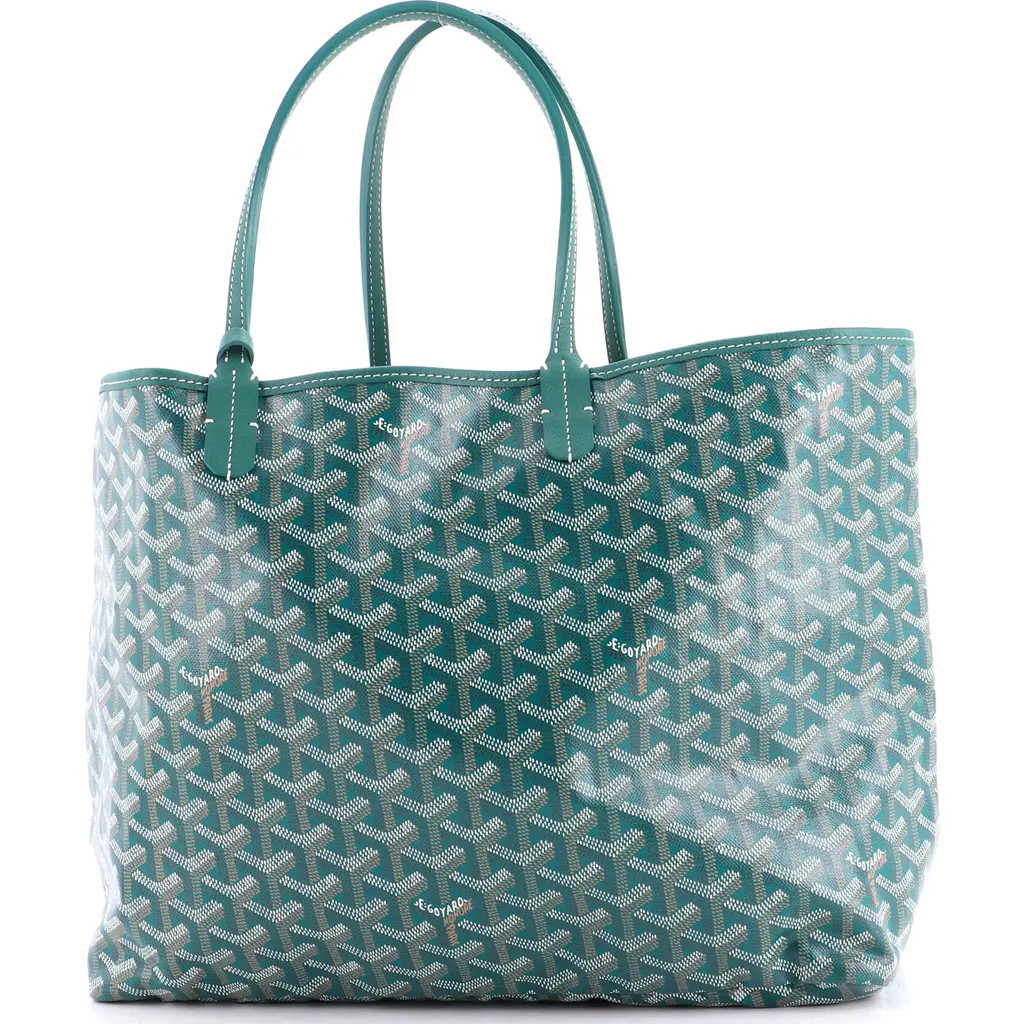 Pre-Owned Goyard Saint Louis Tote Coated Canvas PM in Green at Nordstrom, Size Medium | Nordstrom