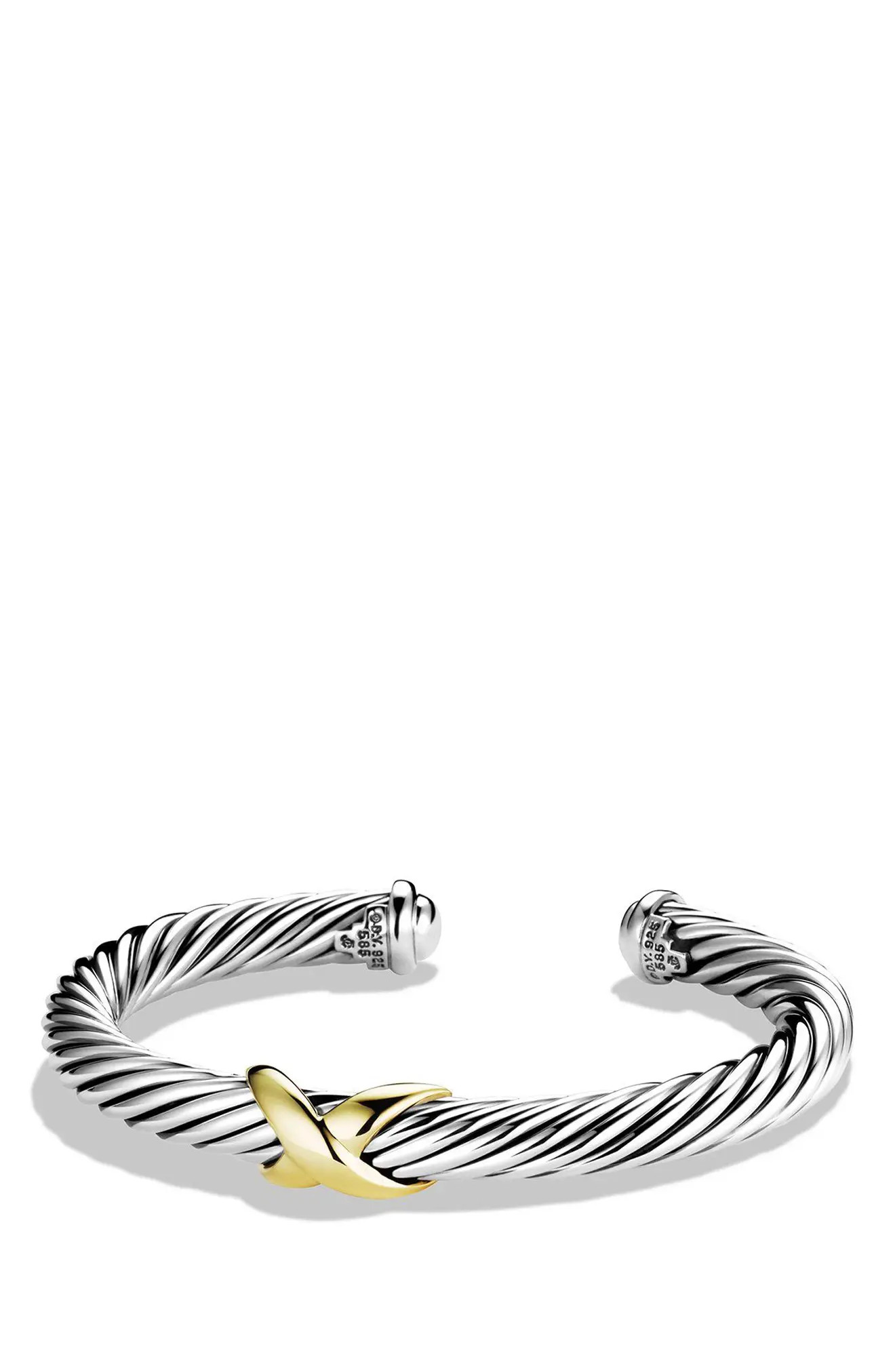 Women's David Yurman X Bracelet With 14K Gold | Nordstrom